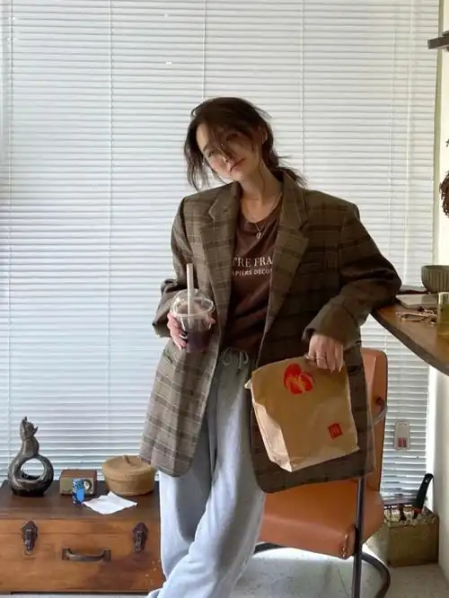 韩式穿搭合集7套初秋ootd