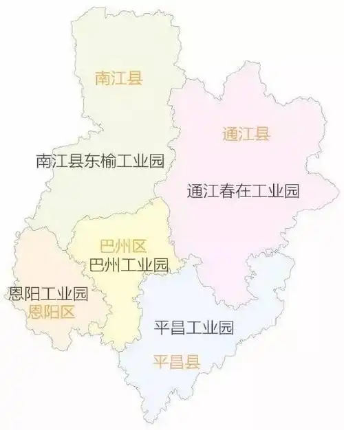 巴中花式地图出炉,这是要搞事情啊.