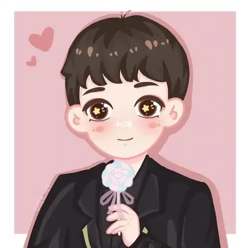 你是我的荣耀之于途卡通手绘头像