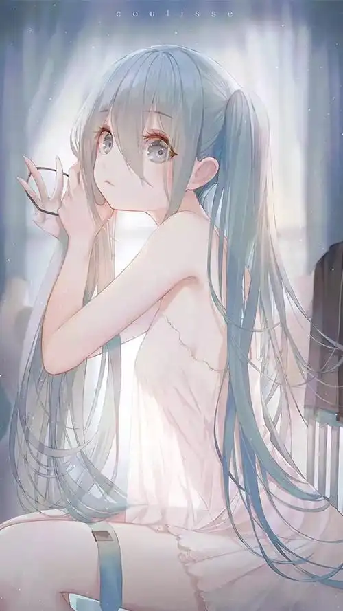 二次元少女梦幻插画手机壁纸