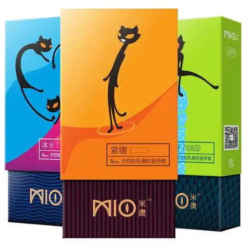 米奥 延时避孕套 玻尿酸超薄安全套 3盒