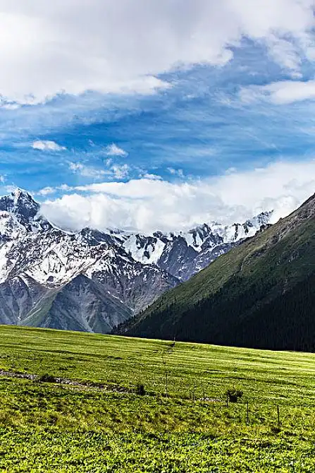 新疆天山图片_新疆天山高清图片_全景视觉