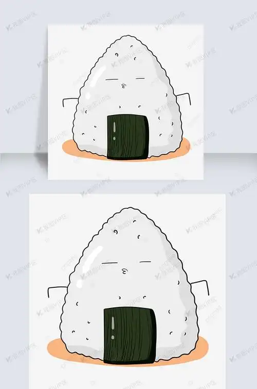 自信的三角形饭团