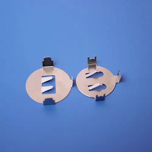 厂家供应 cr2032电池弹片 cr2032纽扣电池弹片 五金弹片 电池贴片