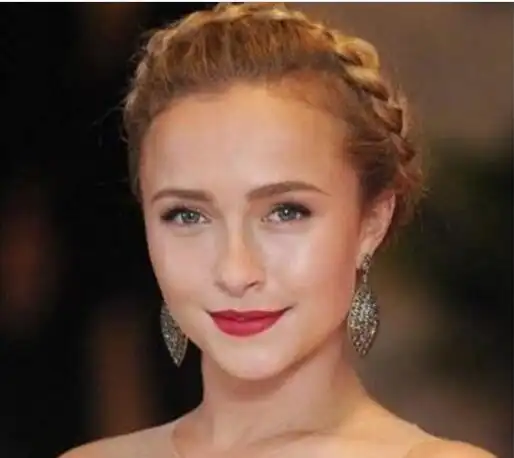 俄罗斯辫子盘发发型效果图