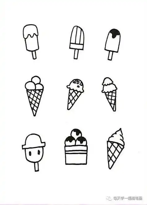 生活常见物品简笔画雨伞物品简笔画步骤图片大全二可爱物品简笔画步骤