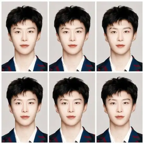 范丞丞证件照合集五官端正的帅气小丞,神仙颜值我慕了@范丞丞adam0616