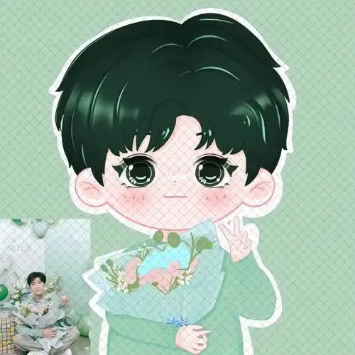 王源客单q版半身