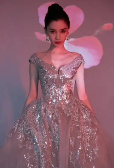 性感美女杨颖angelababy吊带裙写真57