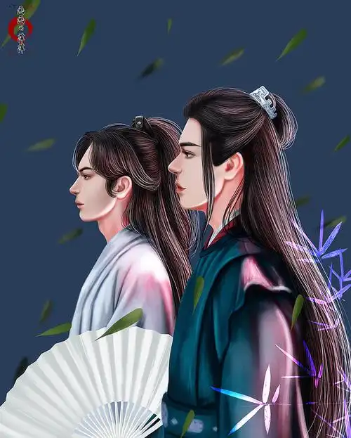 山河令 同人 温客行周子舒同人|插画|商业插画|画画的萍萍 - 原创作品