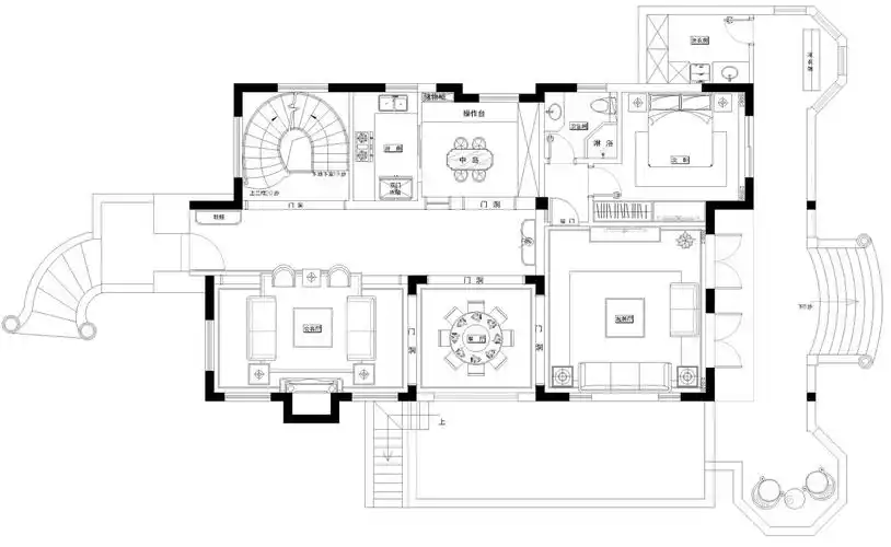 长泰西郊别墅350平米新古典