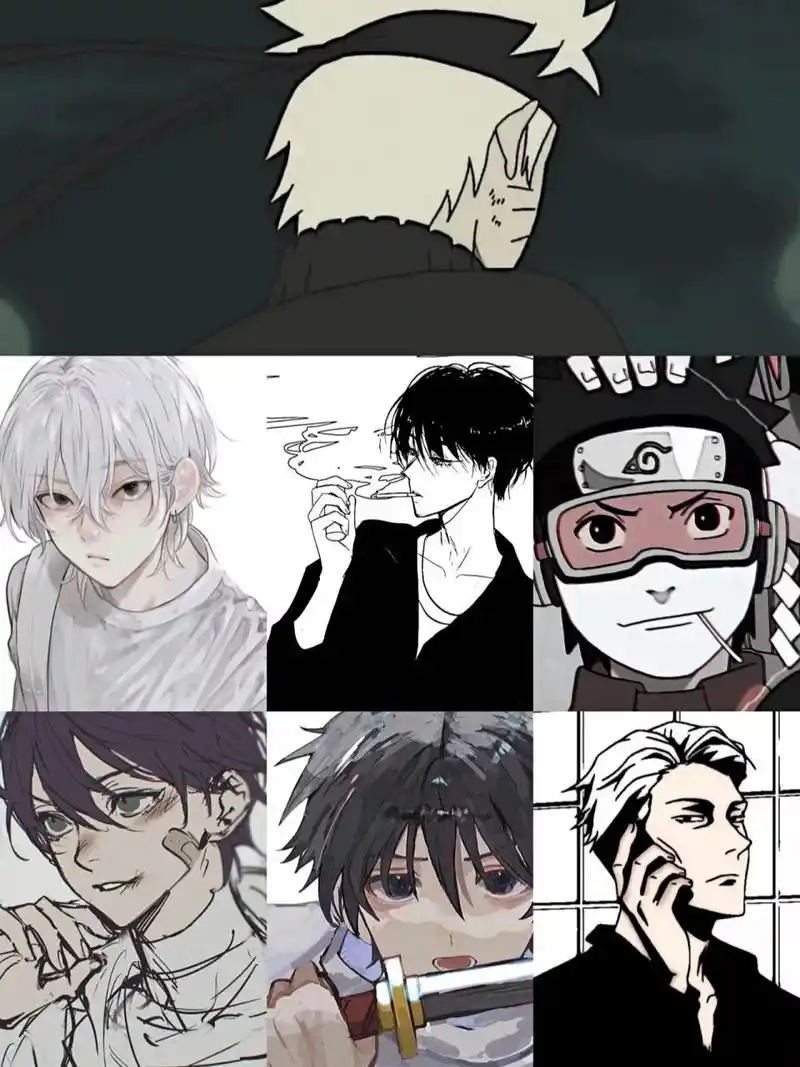 男生头像/无水印/高清/酷/动漫男/卡通人物