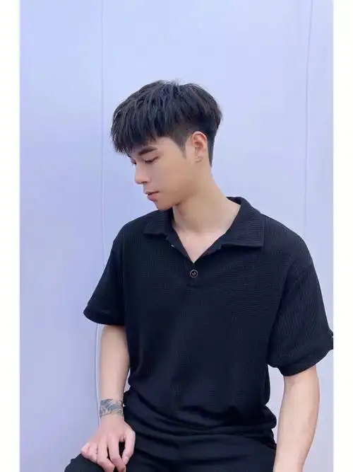 碎盖层次感分明两侧可以剪短也可以做服帖烫,好打理阳光帅气#男士发型