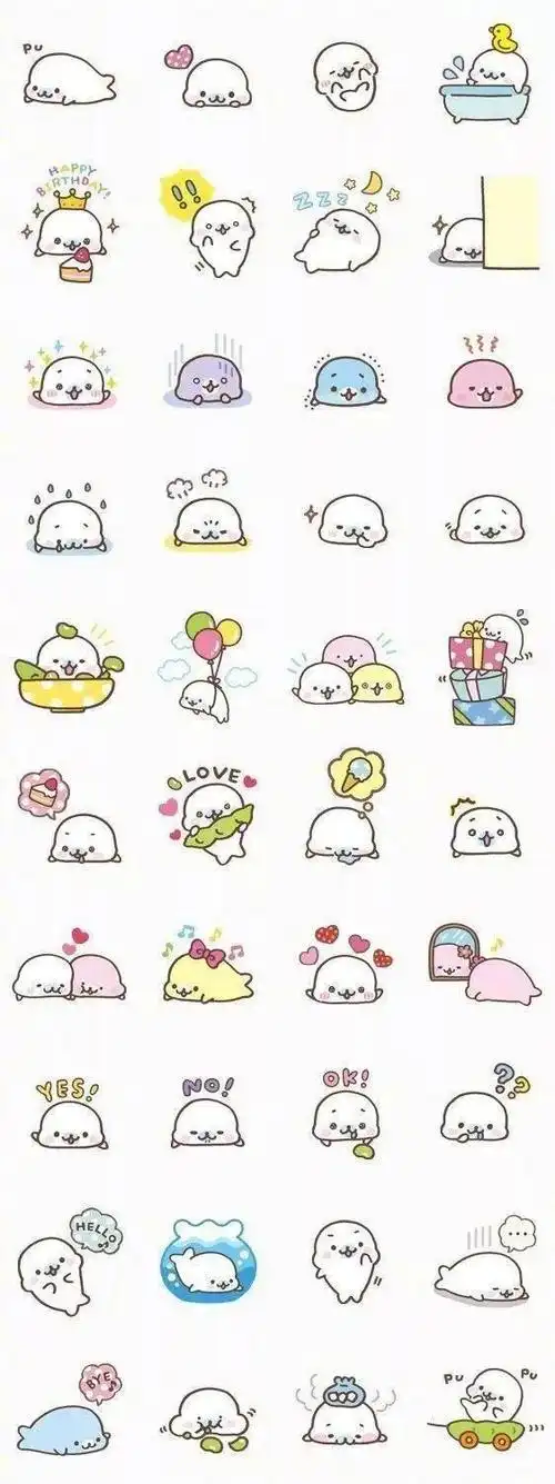 可爱简约简笔画