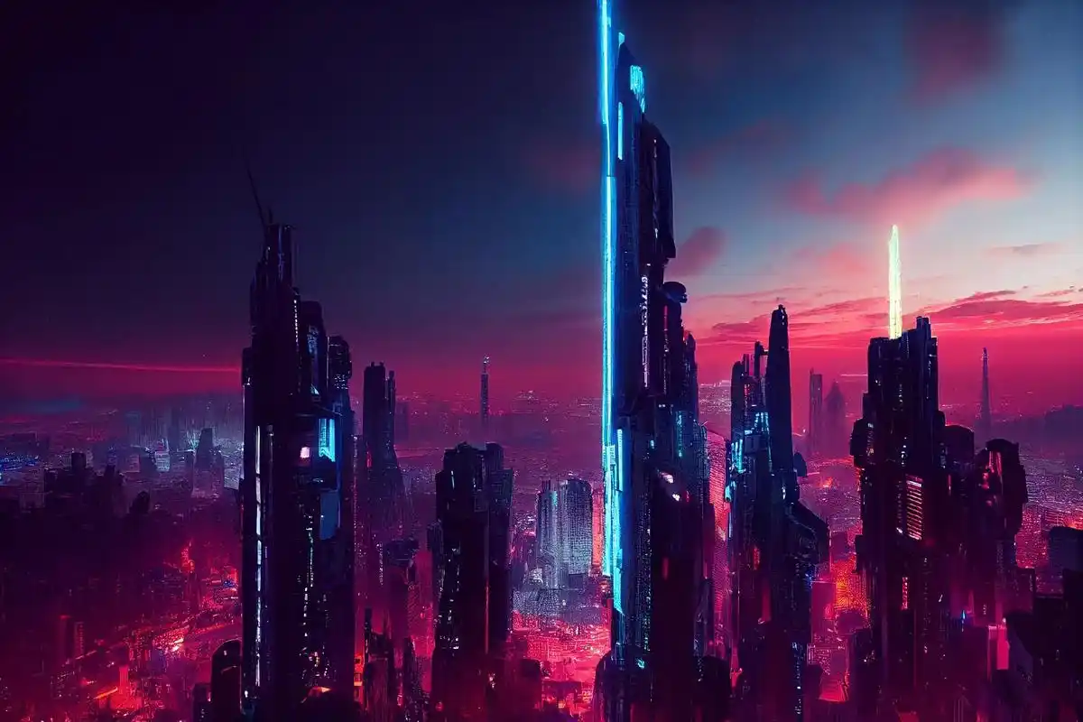 赛博朋克风格#科幻#高清壁纸无水印 #赛博朋克壁纸 #炫酷 - 抖音