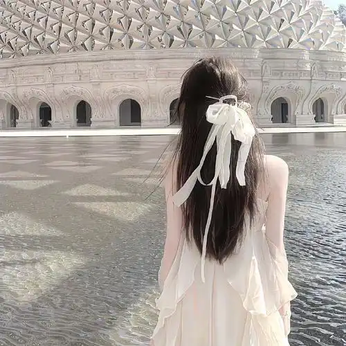 氛围感女生背影头像