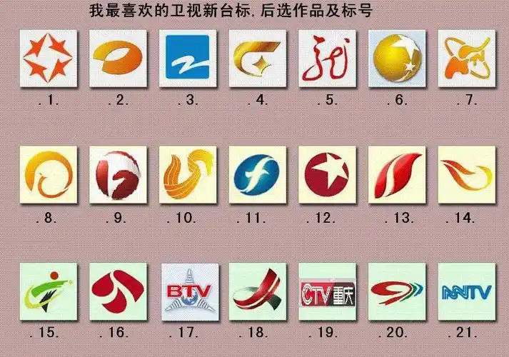 星罗看看各省卫视台的台标,大家喜欢哪个?