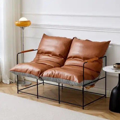 沙发椅单人简约休闲懒人极简民宿客厅阳台沙发网红服饰店小沙发