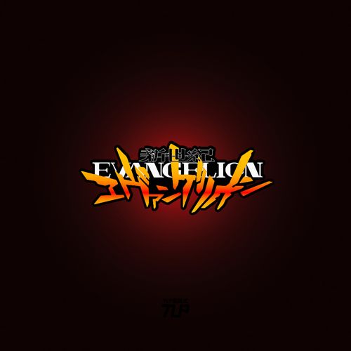 tlp反光车贴 eva新世纪福音战士标志logo防水无痕胶贴笔记本贴纸