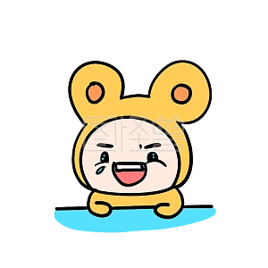 图怪兽原创元素卡通可爱仓鼠笑死了表情包插画元素