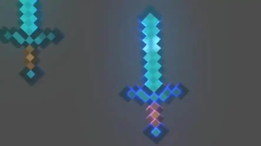 嗜血天塘minecrat动画附魔钻石剑