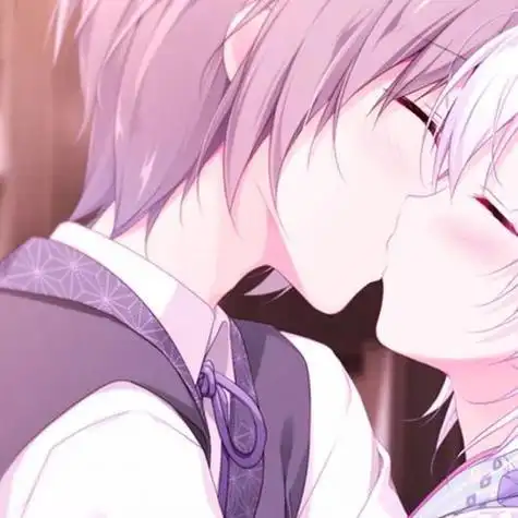 动漫情侣头像舌吻的 超甜二次元动漫接吻情头