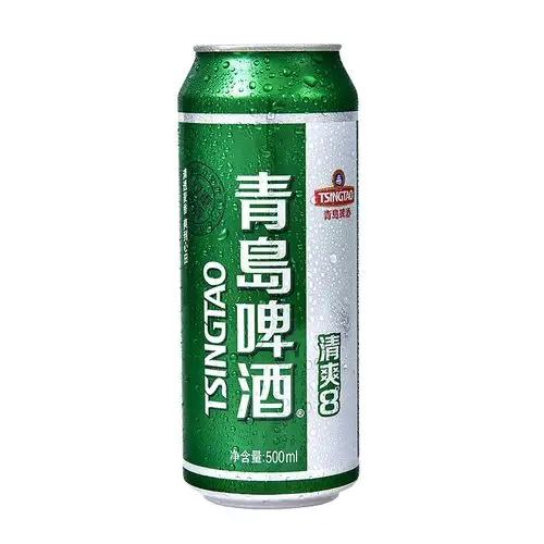 【青岛啤酒清爽8度500ml*24听】青岛啤酒(tsingtao)清爽8度500ml*24听