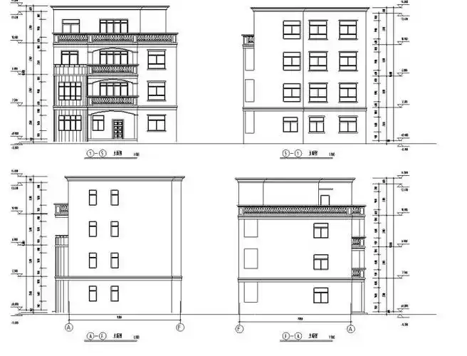三层欧式别墅建筑方案设计(包含效果图)