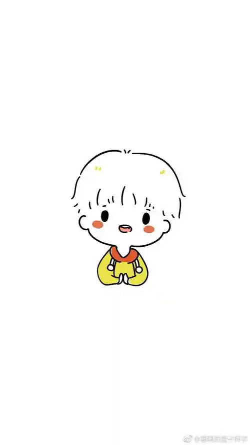 手绘简笔画头像卡通#王俊凯