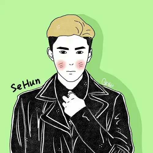 吴世勋 头像 手绘 cr:cbpcl_灿宝