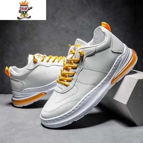 小白鞋男2022春季新款韩版潮流白色板鞋男士休闲运动鞋百搭男鞋子闪潮