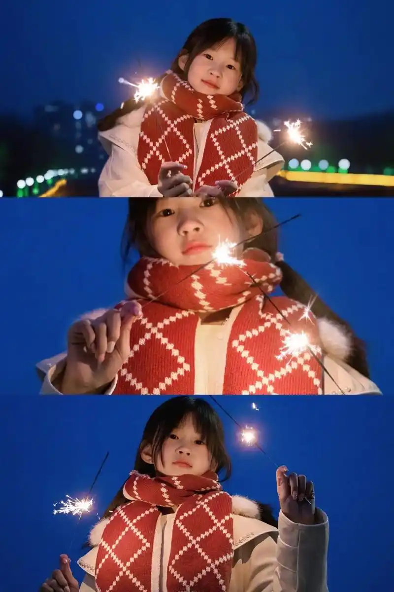 小仙女手拿仙女棒,烟花向星辰,所愿皆成真!#仙女棒 #唯美  - 抖音