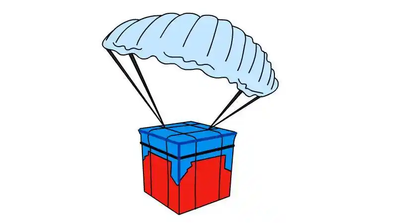 空投怎么画简单又好看