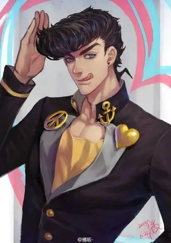 jojo 东方仗助 好好好你发型最帅.快来吧 大家等你