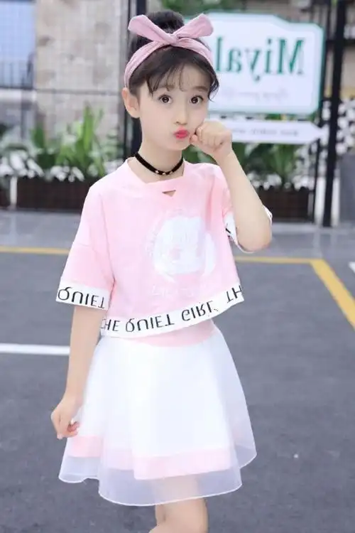 裙子12岁衣服夏季连衣连衣裙公主女孩子小女孩洋气连衣裙