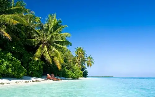 唯美浪漫海岛风景图片桌面壁纸