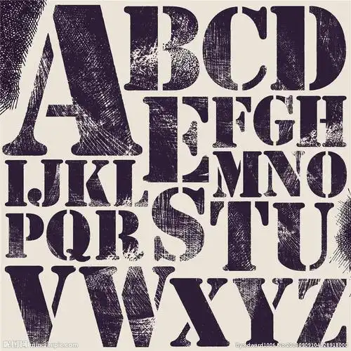 英文字体设计设计图__绘画书法_文化艺术_设计图库_昵图网nipic.com