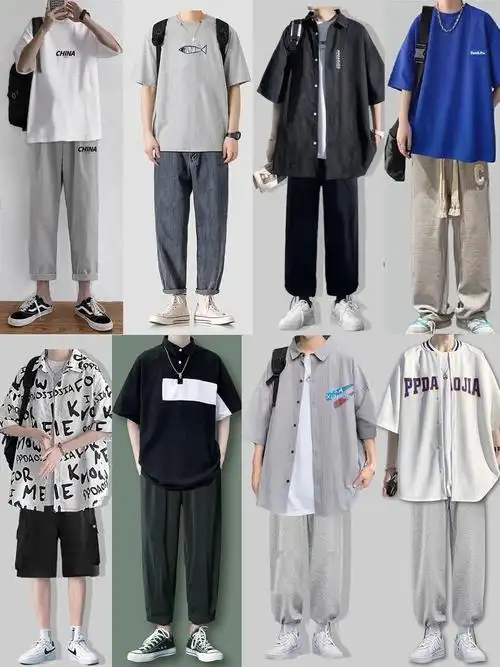 160185男生一周穿搭不重样潮流又帅气