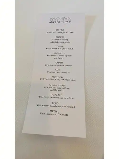 素食米其林elevenmadisonpark夏季菜单