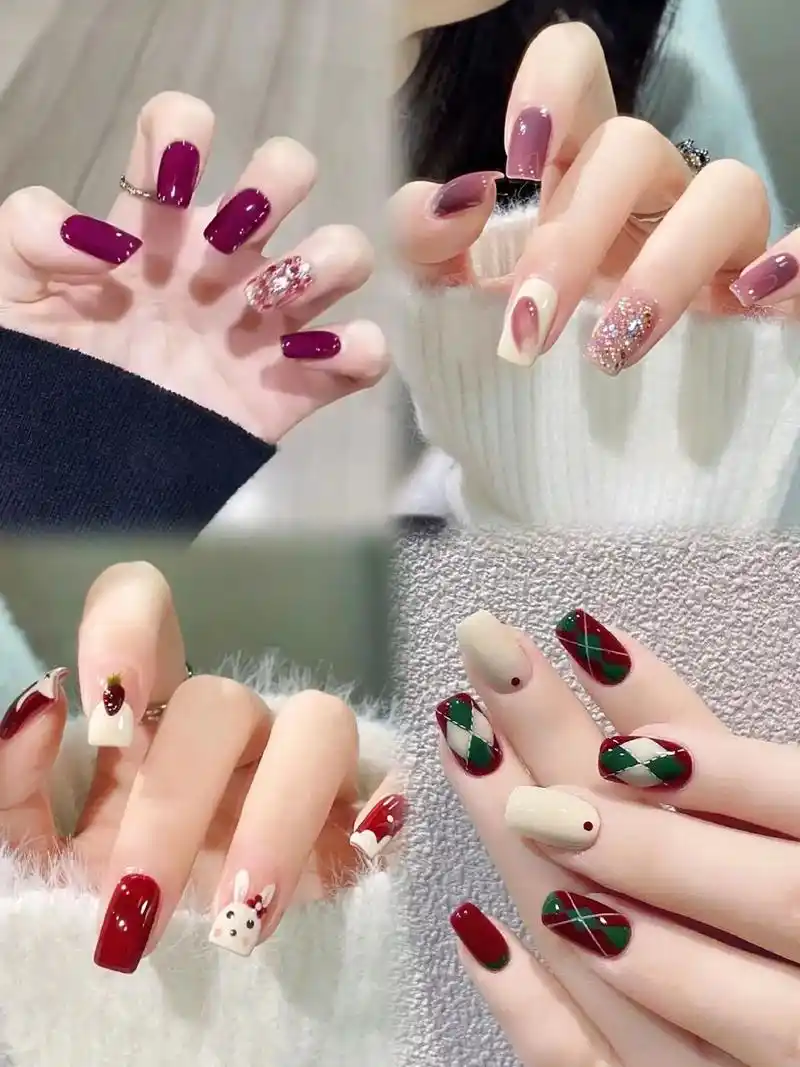 抖音图文来了 秋冬美甲9799#美甲款式推荐 #好看的美甲