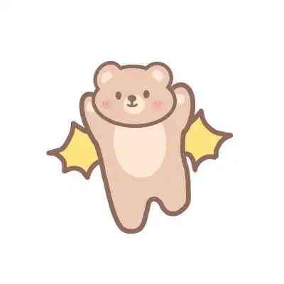 小熊免抠素材 med手写素材可爱帖纸 拿图点赞别白嫖 dt阮卡卡导出