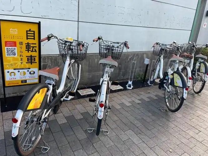 共享电单车,凭码入会员有优惠券