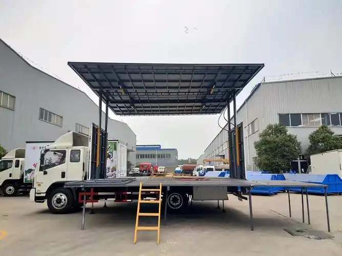 厂家直销各种流动舞台车表演车路演车大蓬车