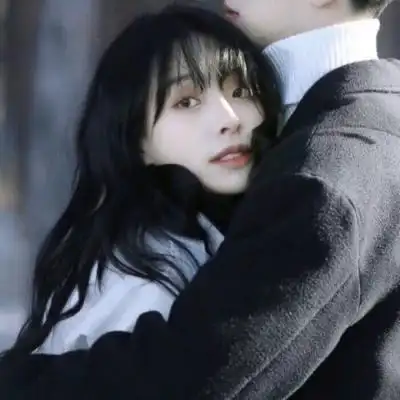 情头两人同框真人高清甜美恩爱的双人同框情侣头像图片