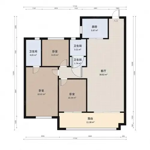 碧桂园临湖大平层南北通透3房2卫送车位精装修急卖