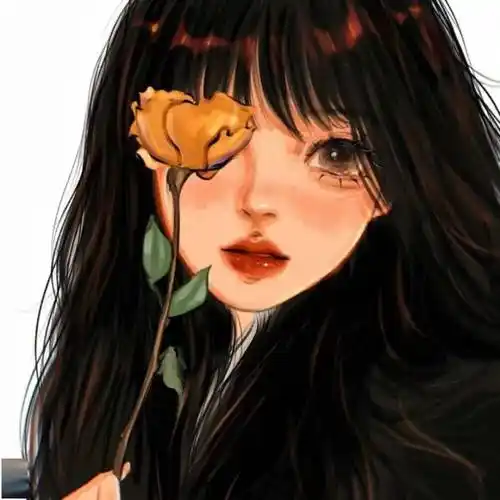 绝美手绘女生头像 | 隐藏野心 悄悄发光_微信_nice_恩赐