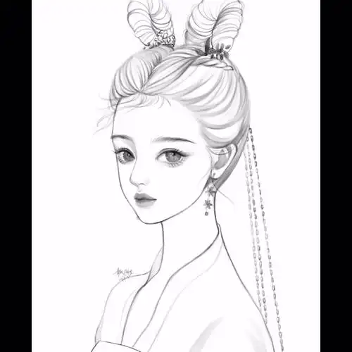 赵露思#第一次尝试画古风!～画了好久～用算完成了