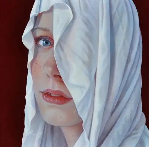 当代超写实肖像油画|荷兰女画家詹蒂娜·佩佩尔坎普绘画作品