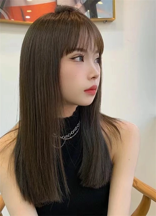 低调时尚长直发 经典百搭不过时_直发发型 - 美发站