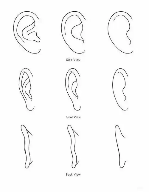 60张999例超全人物五官素材图收藏向